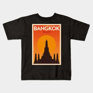 Bangkok Poster Design Kids T-Shirt